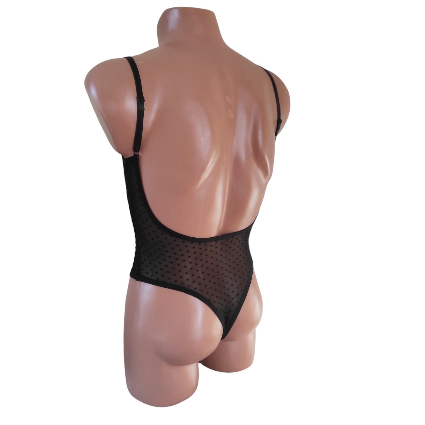 See though mesh bodysuit Seductive sheer Sissy lingerie Full acses