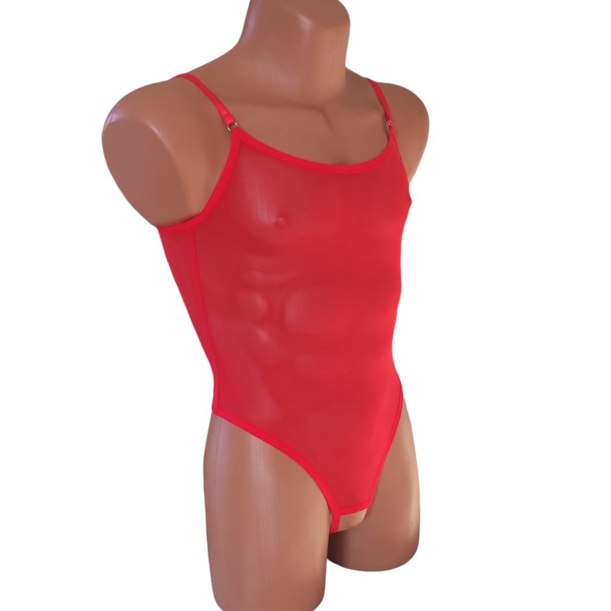 See though mesh bodysuit Seductive sheer Sissy lingerie Full acses